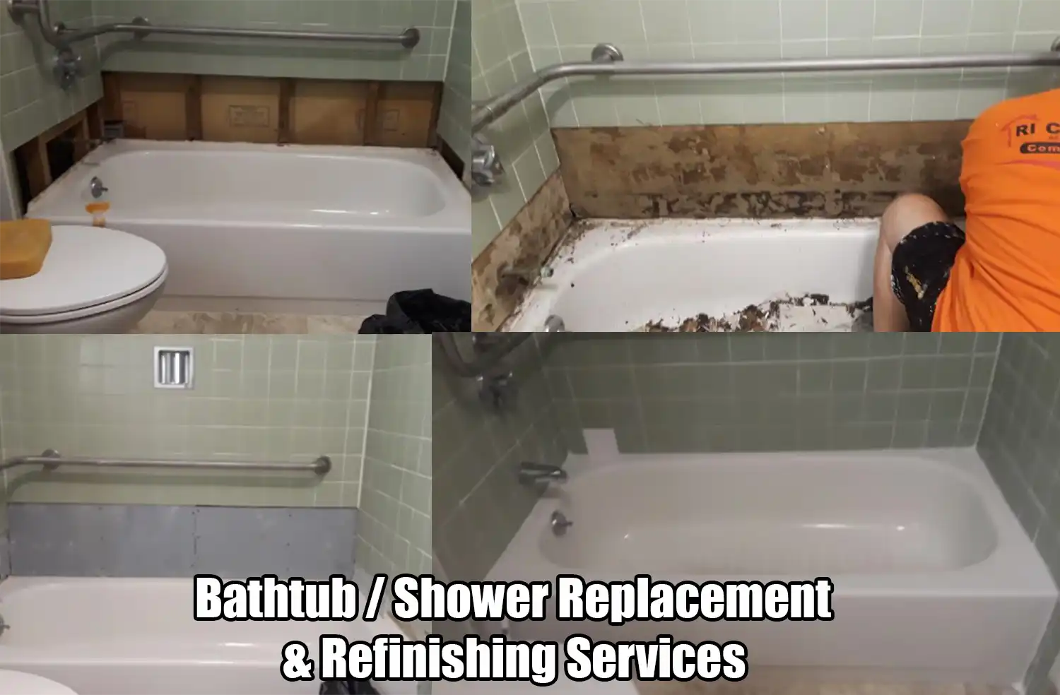 Bathtub : Shower Replacement - Refinishing Services