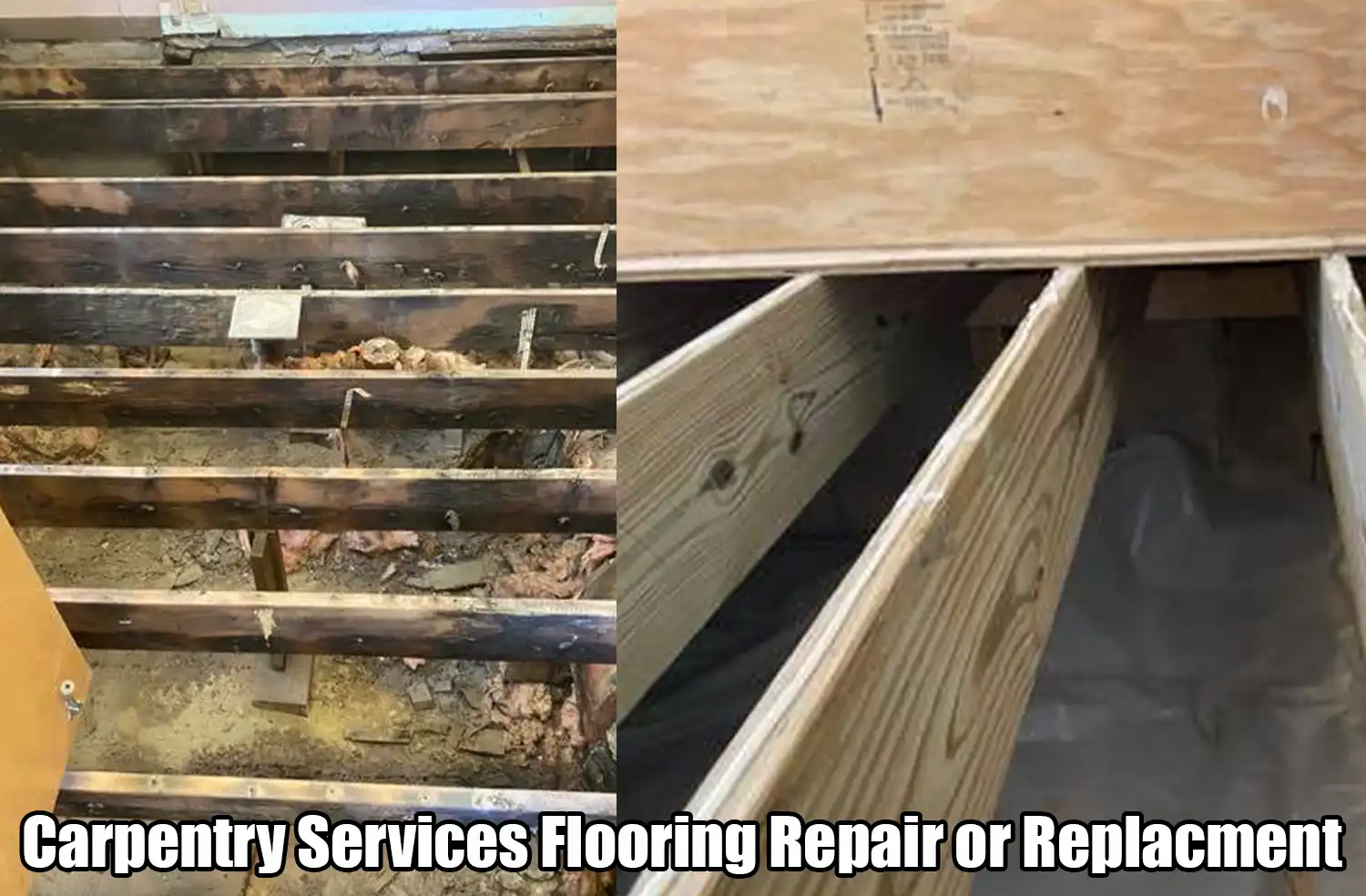 Carpentry Services Flooring Repair or Replacment