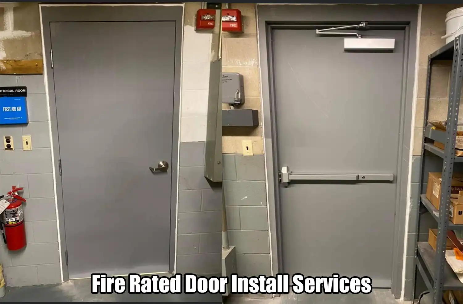 Fire Rated Door Install Services 1