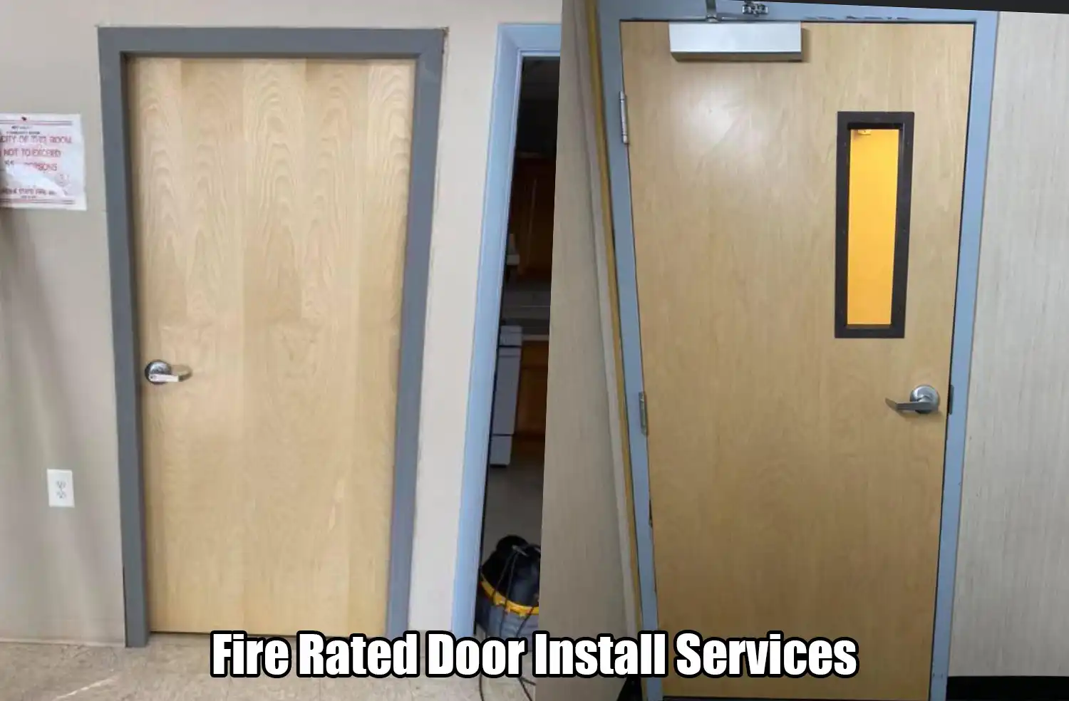 Fire Rated Door Install Services 2