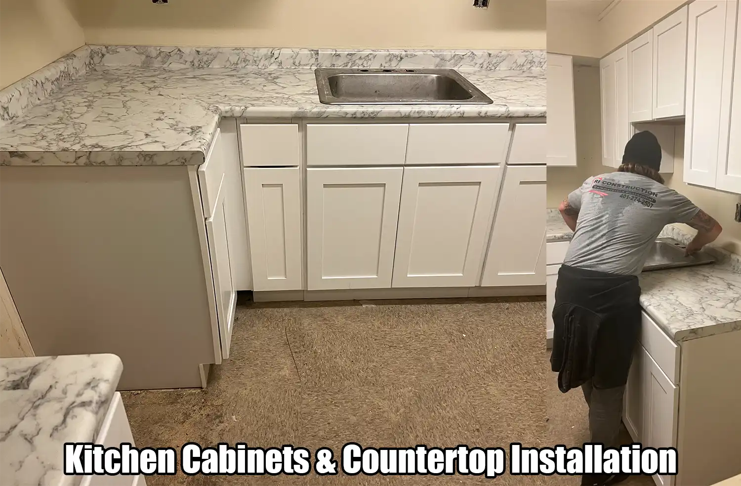 Kitchen Cabinets & Countertop Installation