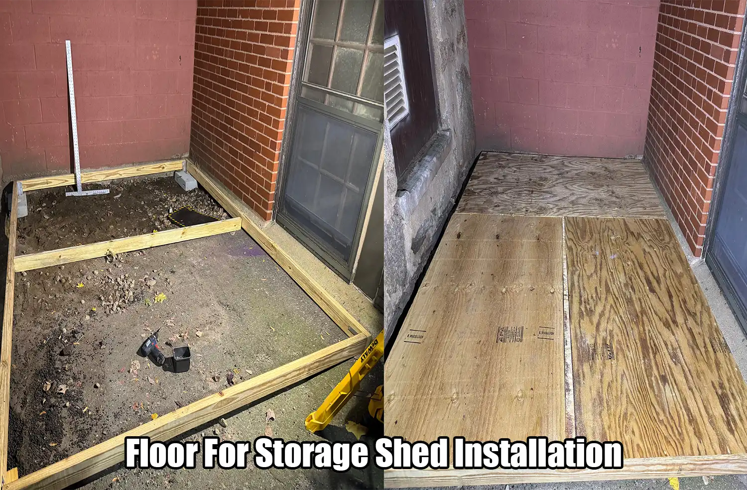 Shed Floor Installation