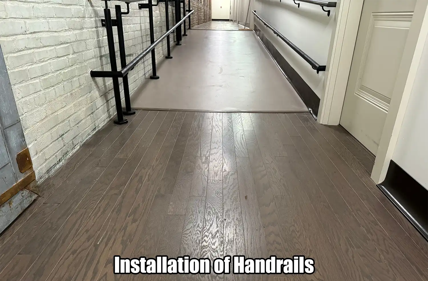 Installation of handrails